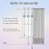 MIULEE White Window Sheer Curtains, Solid Elegant Net Drapes, 2 Panels, Width 38 x Length 84 Inches