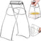 Folding Hot Dish Plate Clip - Stainless Steel Bowl Clip Holder for Kitchen Home Restaurant Cooking