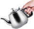 Teapot, 1.5L/2L Stainless Steel Stove-top Coffee Pot with Filter (2L)