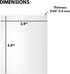 Icona Bay 4x6 Picture Frame Glass Replacement (4 x 6, 2 Pack) - Real Glass Cover for 4x6 Inches Photos