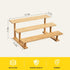 3 Stand3 Tier1Pack CROISSANT Bamboo and Wood Tier Cupcake Stand, Food Display Risers for Party , Statues and Lego