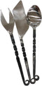 NauticalMart Medieval Feasting Set, 3 Pieces Cutlery Knife, Fork, Spoon with Leather Case