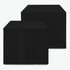 HolidayIdeas 2 Pack Square Fitted Table Covers - 34 x 34 Inch