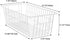 SANNO 15.7" Wire Storage Baskets, Set of 4, White Bin Organizer for Kitchen, Bathroom, Closet, Food Storage