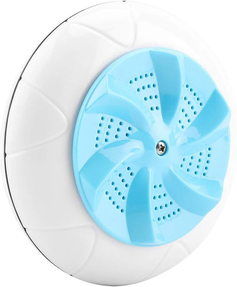 Portable Mini Washing Machine - 5.1in USB Ultrasonic Powered Turbo Washer with Suction Cups for Sink