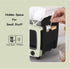 LSLANSOON Tissue Box Holder with Cell Phone Slot, Retro TV Shaped Tissue Case and Cellphone Holder Cellphone Stand