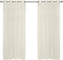 Escape Easy to Install Sheer Outdoor Curtain, 54" x 108", Ivory