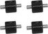 PIAOLGYI 4 Pack Replacement Small Wheels for Wyze Cordless Vacuum Floor Attachment, Compatible with Wyze Cordless