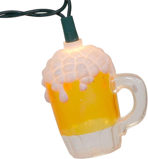 Kurt Adler UL0565 Beer Mug Light Set, 10 Lights