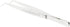 Mercer Culinary 18-8 Stainless Steel Chef Plating Tongs, Curved Fine Tip, 6-1/8 Inch