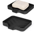 2 Pack Silicone Soap Dish, Self Draining Soap Dish, Non Slip Bar