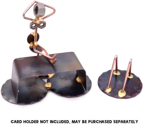 Boss Lady Collectible Handmade Metal Art Figurine - Desk Accessories, Trophy, Boss Gift, Office D cor