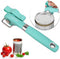 PAKITNER Manual Can Opener, Ergonomic Smooth Edge, Food Grade Stainless Steel, Handheld Side Cut, Green for Home &