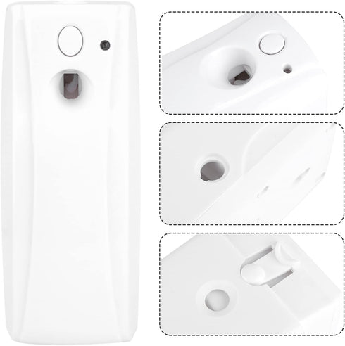 AYNEFY Automatic Air Freshener Aerosol Spray Dispenser with Light Sensor for Indoor Wall Mounted Household Appliances