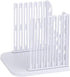 Adjustable Toast Slicer/Cutting Guide - Plastic Bread Slicer for Homemade Bread, Foldable Kitchen Baking Tool (White)