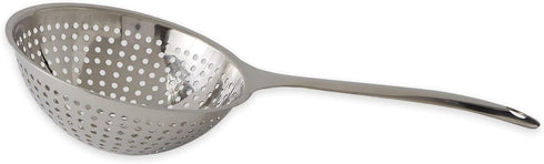 RSVP International Endurance Kitchen Collection, Pierced Straining Tools, Pasta Scoop, 18/8 Stainless Steel