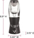 Vinturi Red Wine Aerator Includes Base, Enhanced Flavors with Smoother Finish, Black