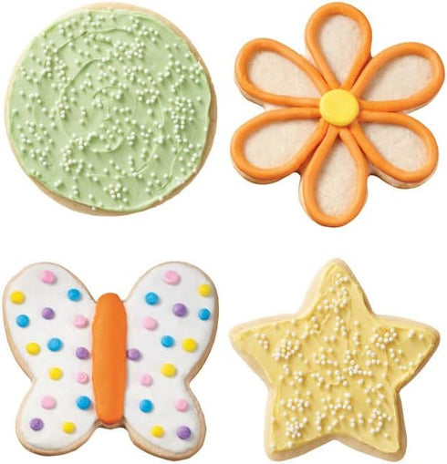 Wilton 4-Piece Comfort Grip Cookie Cutter Set, Assorted