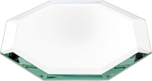 Plymor 5" Octagon Beveled Glass Mirror, 5mm Thick