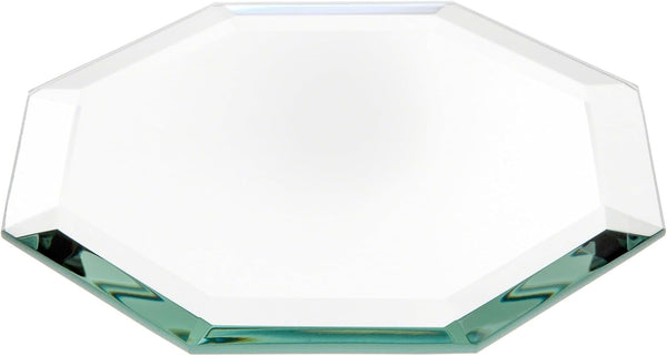 Plymor 5" Octagon Beveled Glass Mirror, 5mm Thick