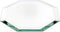 Plymor 5" Octagon Beveled Glass Mirror, 5mm Thick