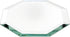 Plymor 5" Octagon Beveled Glass Mirror, 5mm Thick