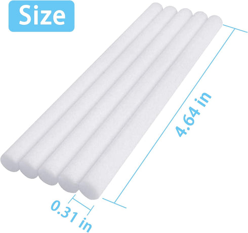 24PCS Humidifier Filters Sticks 4.64'' Replacements Cotton Stick Small Humidifier Filter Stick for INVODA Mini Cool Mist Humidifiers (24 PCS+Transparent box) by INVODA