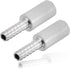 JoyTube Stainless Steel Aeration Stone, 0.5 Micron Diffusion Stone with 1/4" Hose Barb, Pack of 2