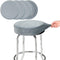 SINOSSO 4 Pcs Bar Stool Covers, Super Soft Velvet Dia.11-13" Round Stretchy