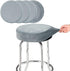SINOSSO 4 Pcs Bar Stool Covers, Super Soft Velvet Dia.11-13" Round Stretchy
