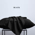 NTBAY King Pillowcase Set, 2 Pack Brushed Microfiber 20x36 Pillowcases, Soft, Black with Envelope Closure