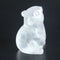 Hand Carved Mixed Gemstone Crystal Mouse Figurine, 1.5'' Rat Mice Animal Carving Statue for Office Home Decor (White