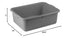 Update International BB-7G Tote Box, 15-inch x 20 1/2-inch, Gray