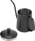 350ml Gooseneck Coffee Kettle - 304 Stainless Steel Tea Kettle for Stovetop, Long Spout, Black