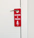 CLEVER SIGNS Recording in Progress Sign, Please Do Not Disturb Door Knob Hanger, 2 Pack, Double Sided