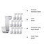 Hotop 12 Pcs Over The Cabinet Drawer Door Hooks - 1.12 Inch Sturdy Metal Z Shaped Hanger Peg for Bathroom Clothes Towel