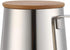 Pour Over Kettle, 12oz/350ml Stainless Steel Gooseneck Coffee Pot with Long Narrow Spout and Wooden Lid