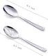 Stainless Steel Serving Spoon Set, 3 Large and 3 Slotted Spoons, 9.5-Inch Catering Set