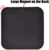 Kichwit Dishwasher Magnet Clean Dirty, Non-Scratch Strong Magnetic Backing, 3.5 Inch, Black