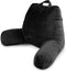 Milliard Reading Pillow with Arms, Black, Cozy Shredded Memory Foam Back Pillow