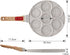 Pancake Pan with 7 Holes, Non Stick Mini Crepe Pan with Detachable Handle
