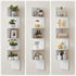 5-Tier VASAGLE Corner Shelf Wall Mount, Floating Corner Bookshelf, Plant Shelf for Bedroom, Living Room, Bathroom, Home