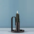 Taper Candle Holders Set of 2, Anti Rust Retro Iron Candelabra Stand for Candlelight Dinner Party Home Decoration