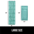Gorilla Grip Slip Resistant Breathable Mesh Large 24 Pocket Shoe Organizer - Over the Door Sturdy Closet Storage Rack