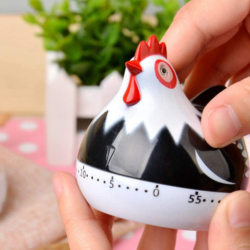 Chicken Cartoon Kitchen Timer, Cute Cooking Timer Reminder Countdown for Baking