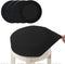 BUYUE 4 pcs Bar Stool Covers Dia.14-16, Luxury Crease-Resistant Jacquard Fabric Stretch