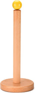 Cambiar Paper Towel Holder, Wooden Kitchen Roll Stand (Yellow Ball)