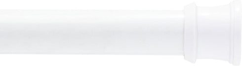 Kenney KN609C/10 Twist & Fit No Tools Camlock Tension Shower Curtain Rod, 42-72" Adjustable Length, White