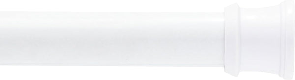 Kenney KN609C/10 Twist & Fit No Tools Camlock Tension Shower Curtain Rod, 42-72" Adjustable Length, White
