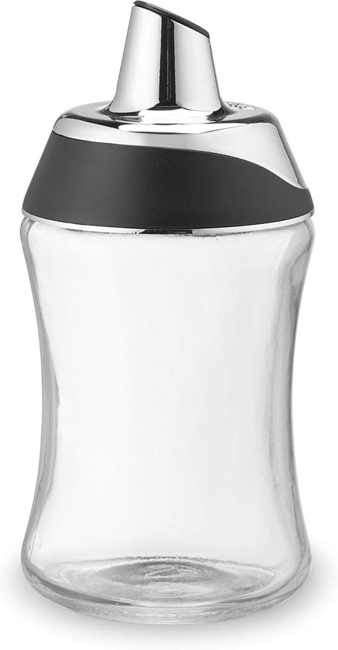7.5oz J&M DESIGN Sugar Dispenser with Pour Spout Lid Sugar Container Shaker Coffee Bar Accessories Organizer Essentials